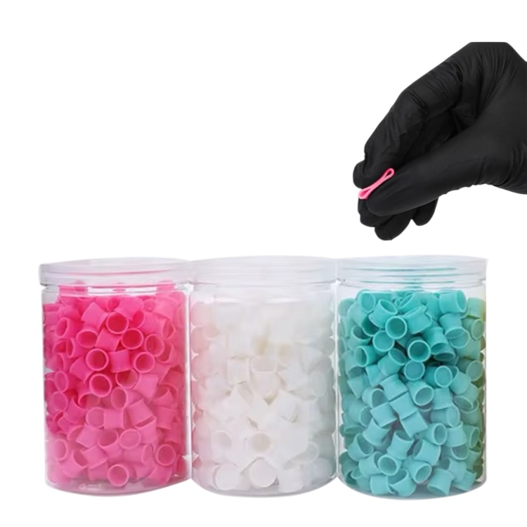 Silicone pigments cap